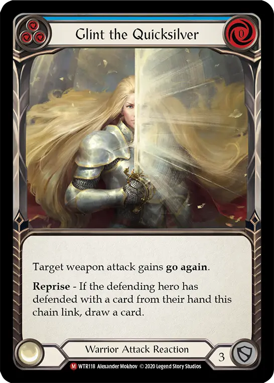 Glint the Quicksilver — Welcome to Rathe - Unlimited Revised — Rainbow Foil