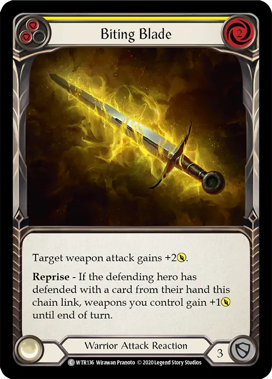 Biting Blade — Welcome to Rathe - Unlimited Revised — Rainbow Foil