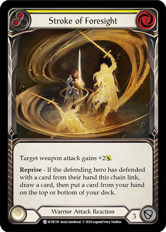 Stroke of Foresight — Welcome to Rathe - Unlimited Revised — Rainbow Foil