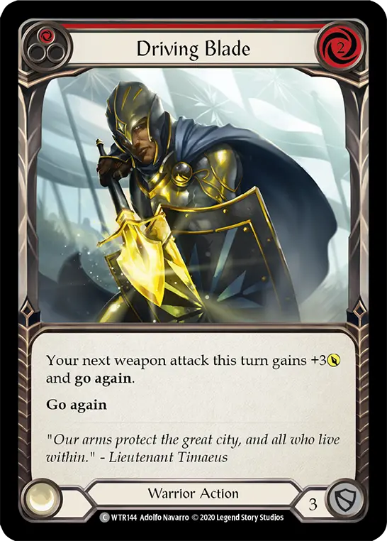 Driving Blade — Welcome to Rathe - Unlimited Revised — Rainbow Foil