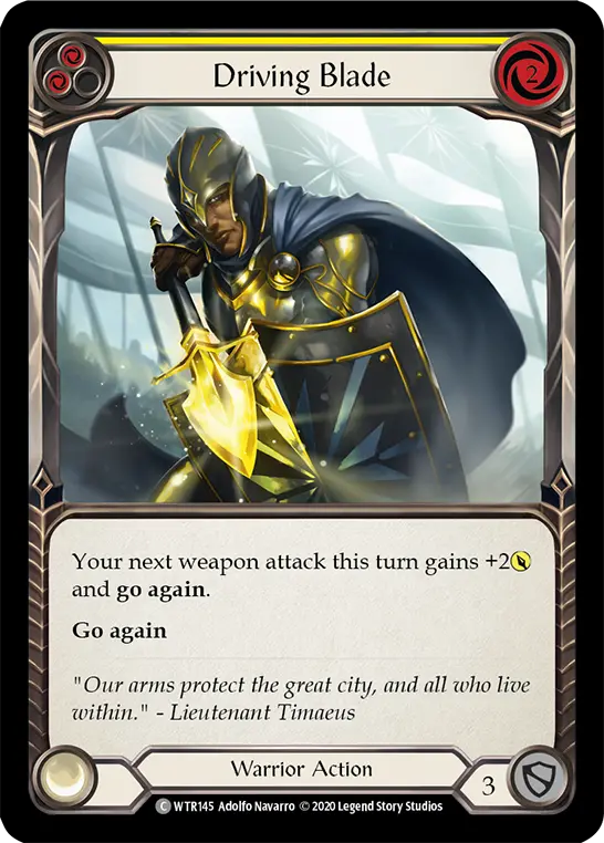 Driving Blade — Welcome to Rathe - Unlimited Revised — Rainbow Foil