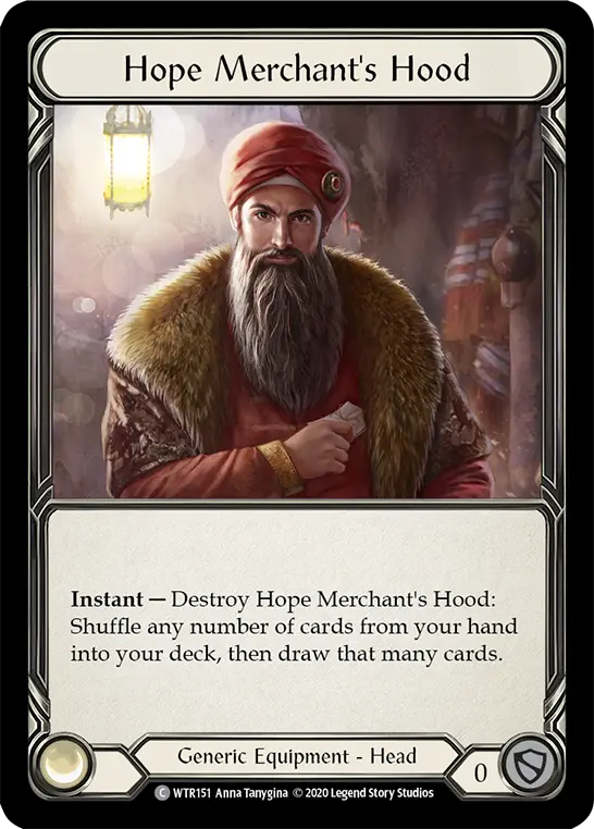 Hope Merchant's Hood — Welcome to Rathe - Unlimited Revised — Rainbow Foil