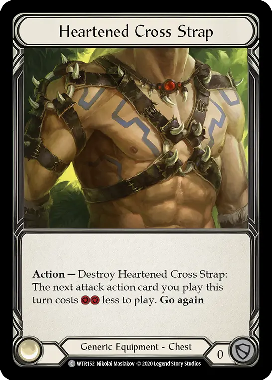 Heartened Cross Strap — Welcome to Rathe - Unlimited Revised — Rainbow Foil