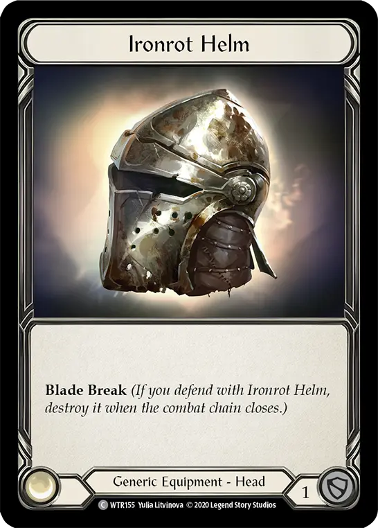 Ironrot Helm — Welcome to Rathe - Unlimited Revised — Rainbow Foil
