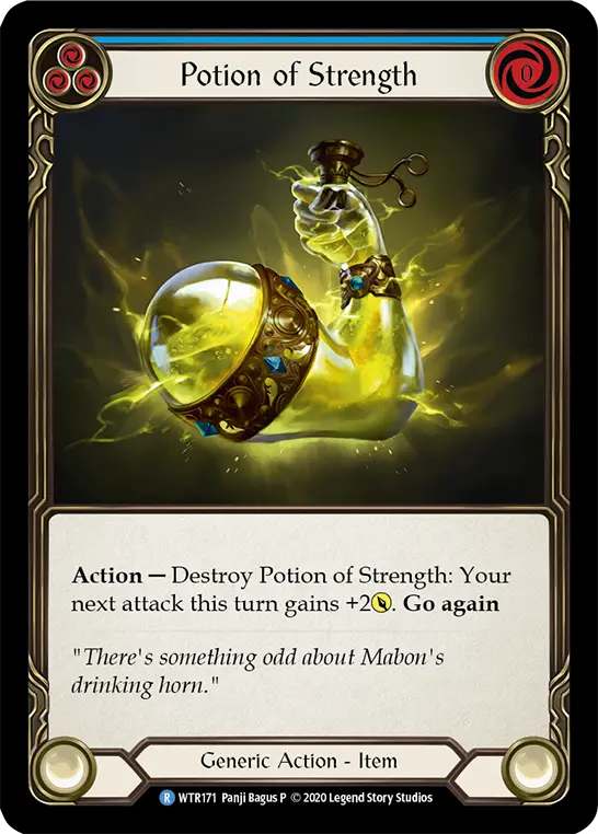 Potion of Strength — Welcome to Rathe - Unlimited Revised — Rainbow Foil