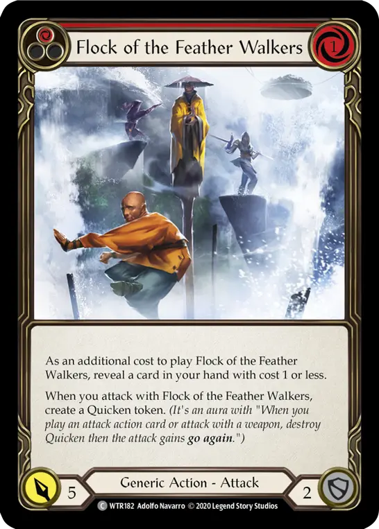 Flock of the Feather Walkers — Welcome to Rathe - Unlimited Revised — Rainbow Foil