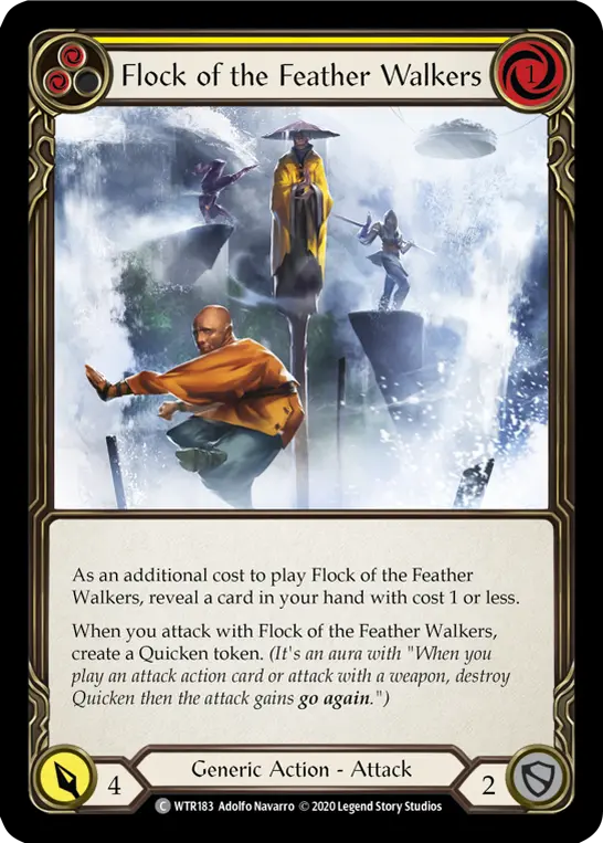 Flock of the Feather Walkers — Welcome to Rathe - Unlimited Revised — Rainbow Foil