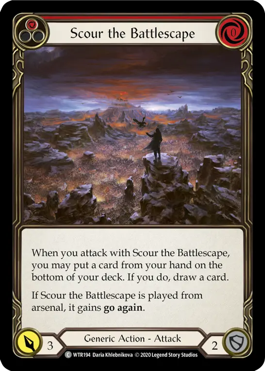 Scour the Battlescape — Welcome to Rathe - Unlimited Revised — Rainbow Foil