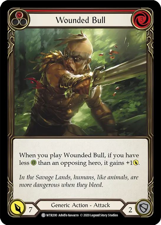 Wounded Bull — Welcome to Rathe - Unlimited Revised — Rainbow Foil