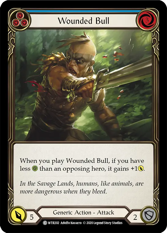 Wounded Bull — Welcome to Rathe - Unlimited Revised — Rainbow Foil