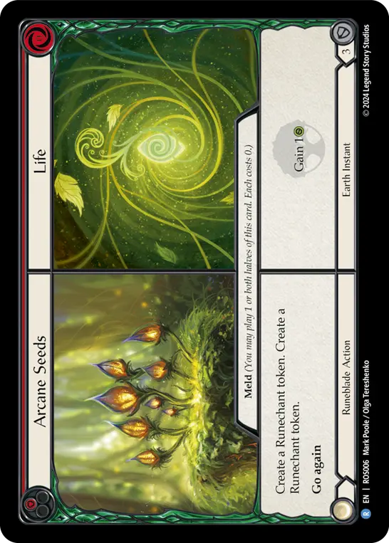 Arcane Seeds||Life — Rainbow Foil