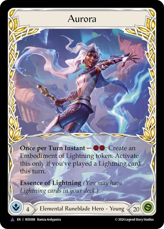 Aurora — Extended Art — Cold Foil (ROS008-MV)