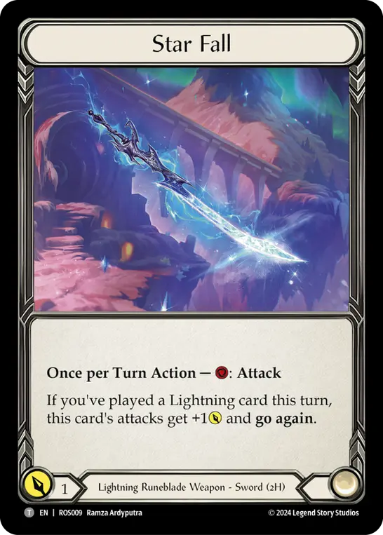 Star Fall — Cold Foil