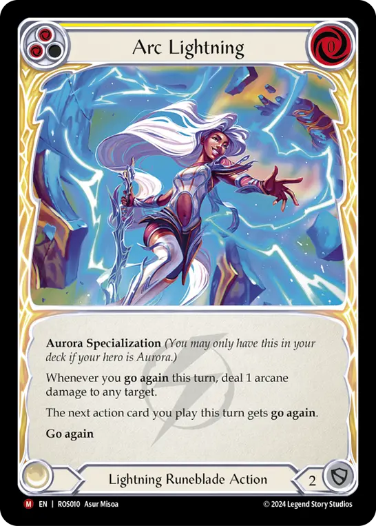 Arc Lightning — Rainbow Foil