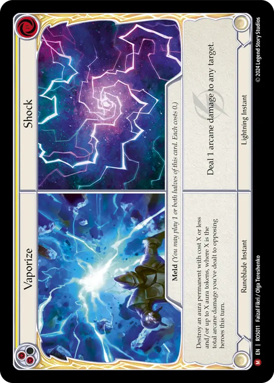 Vaporize||Shock — Rainbow Foil
