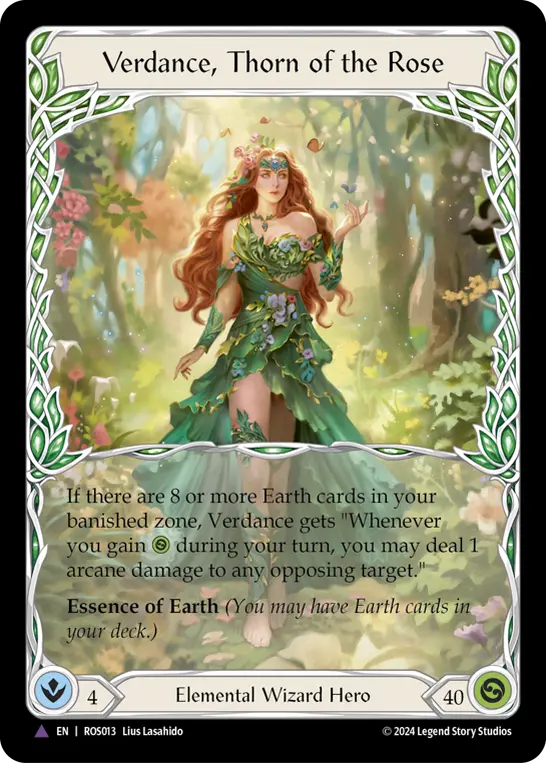 Verdance, Thorn of the Rose — Extended Art — Cold Foil
