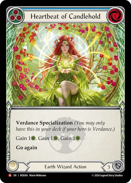 Heartbeat of Candlehold — Rainbow Foil