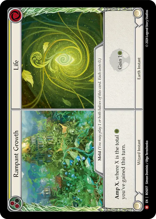 Rampant Growth||Life — Rainbow Foil
