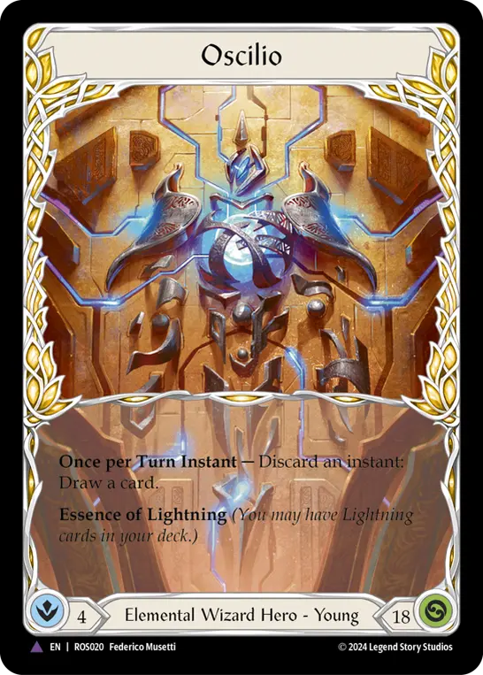 Oscilio — Extended Art — Cold Foil