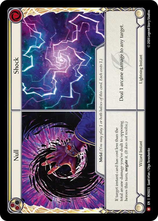 Null||Shock — Rainbow Foil
