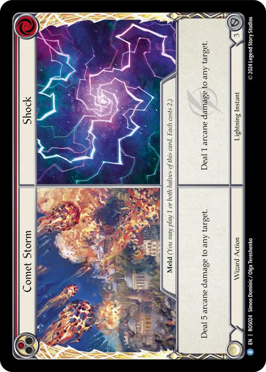Comet Storm||Shock — Rainbow Foil