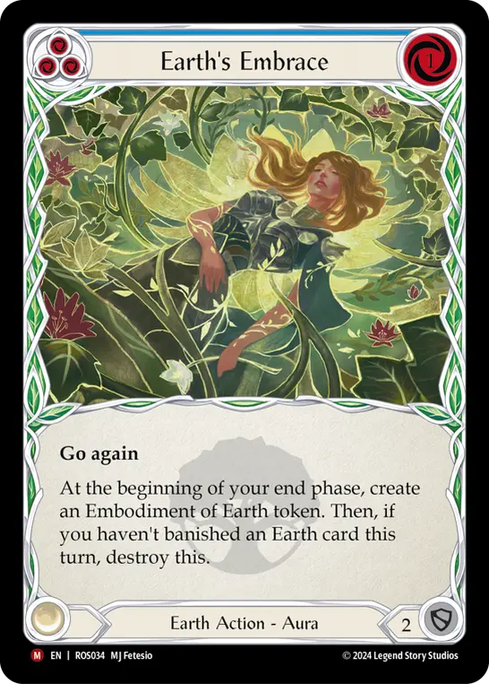Earth's Embrace — Rainbow Foil
