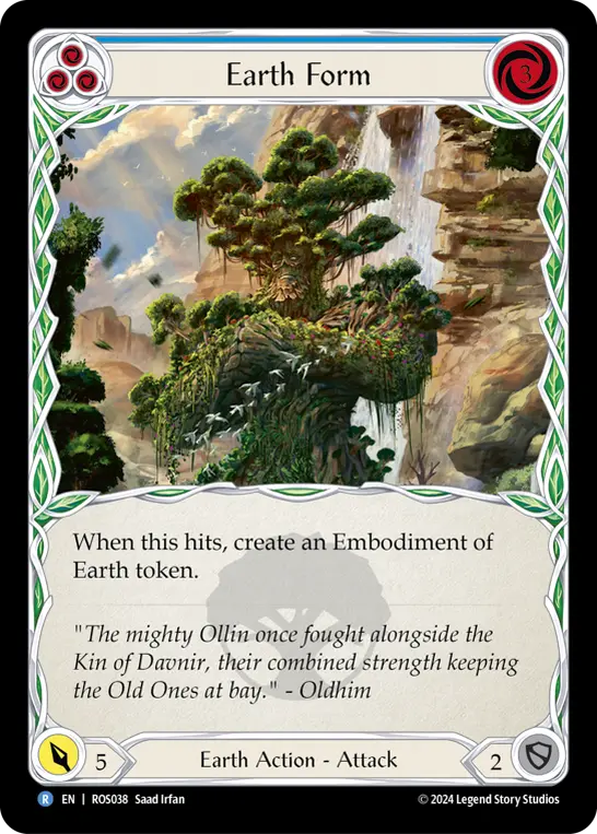 Earth Form — Rainbow Foil