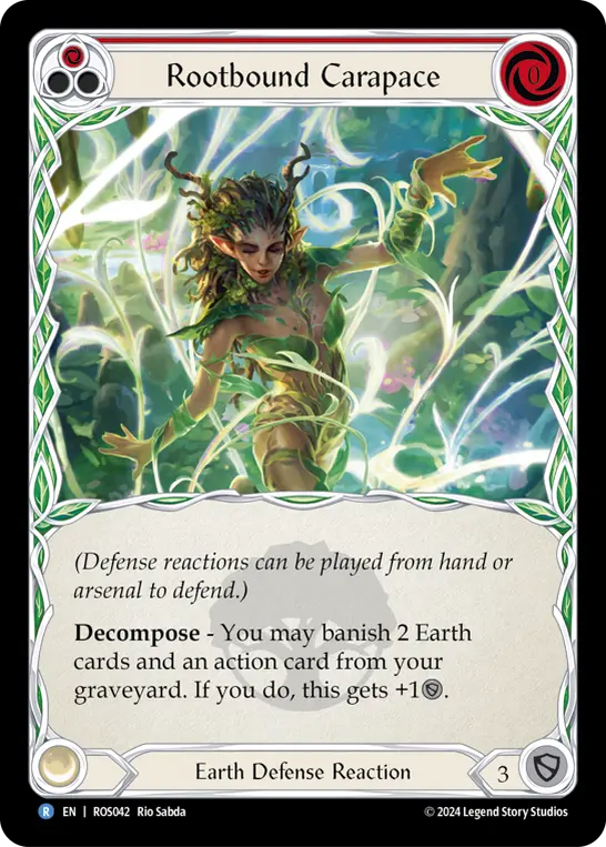 Rootbound Carapace — Rainbow Foil