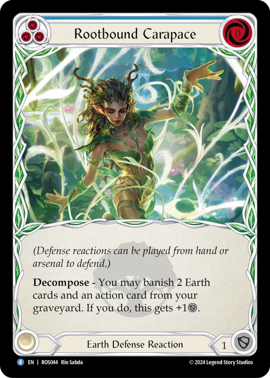 Rootbound Carapace — Rainbow Foil