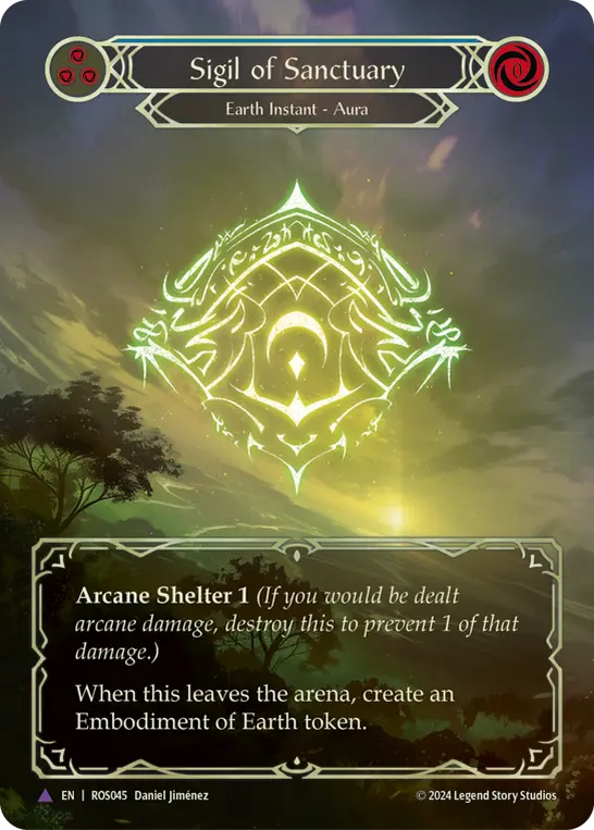 Sigil of Sanctuary — Extended Art — Cold Foil