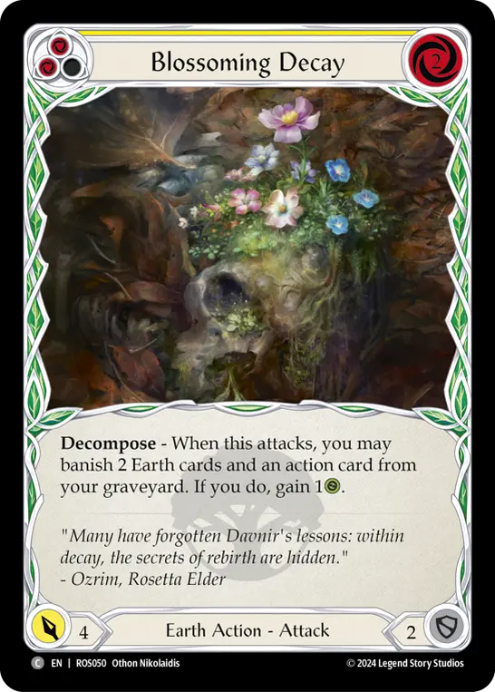 Blossoming Decay — Rainbow Foil