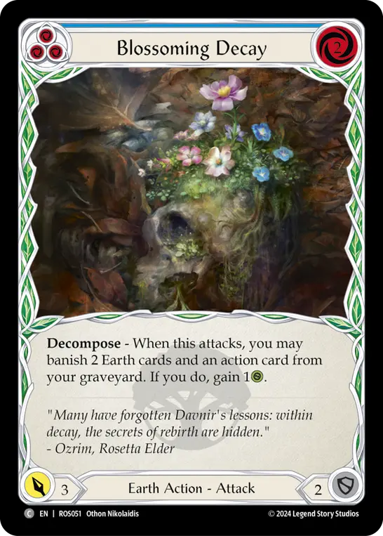 Blossoming Decay — Rainbow Foil
