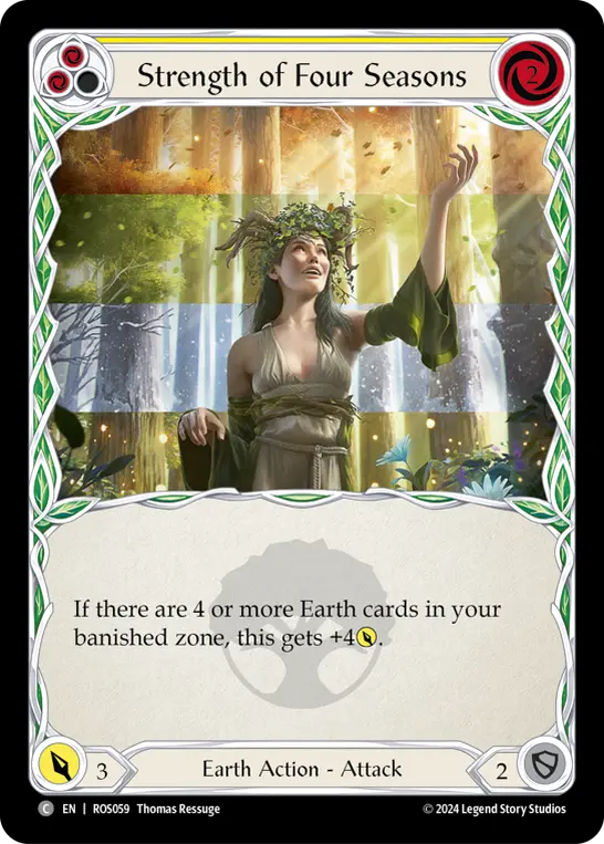Strength of Four Seasons — Rainbow Foil