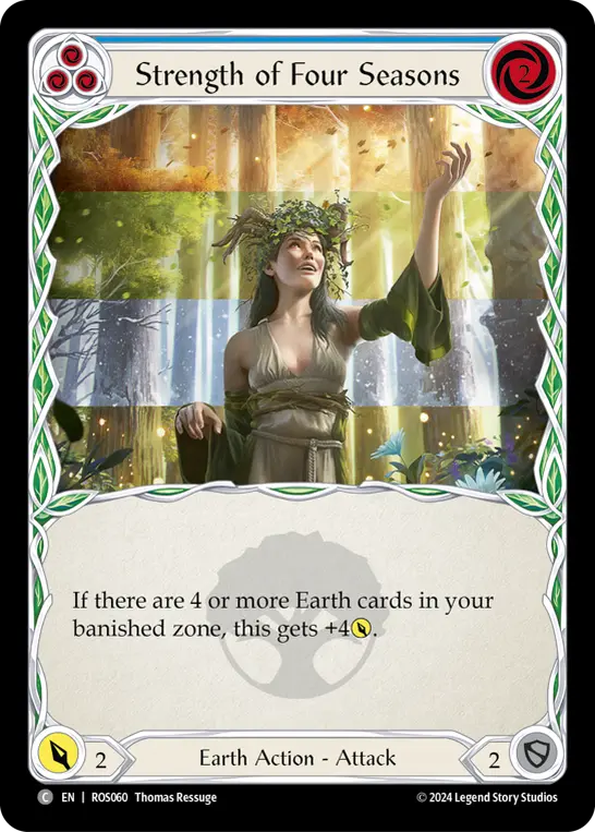 Strength of Four Seasons — Rainbow Foil