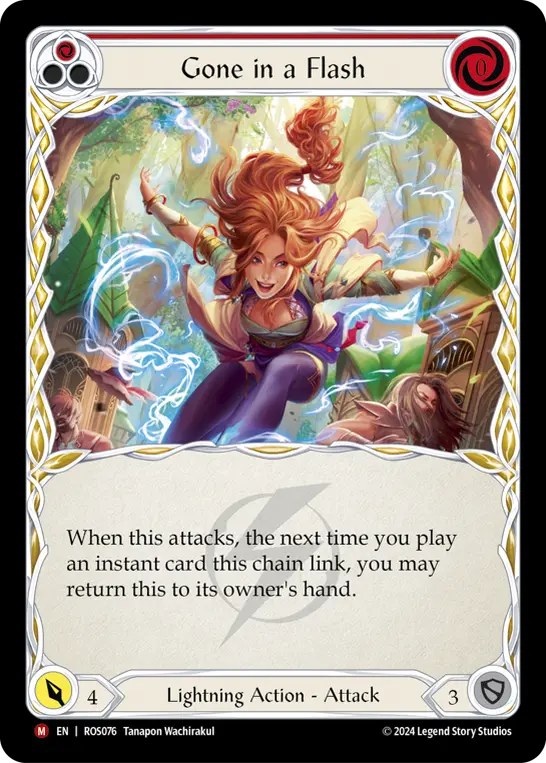 Gone in a Flash — Rainbow Foil