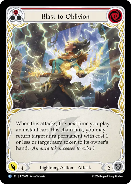 Blast to Oblivion — Rainbow Foil