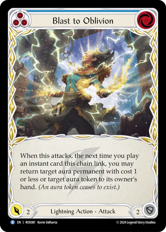 Blast to Oblivion — Rainbow Foil