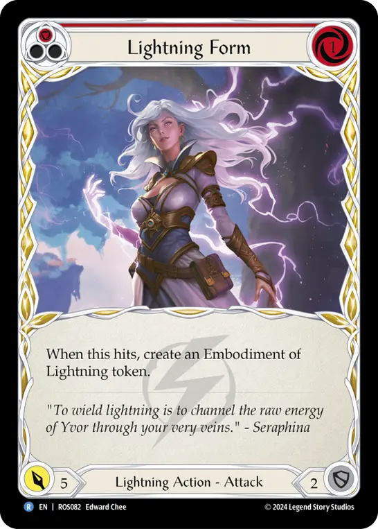 Lightning Form — Rainbow Foil