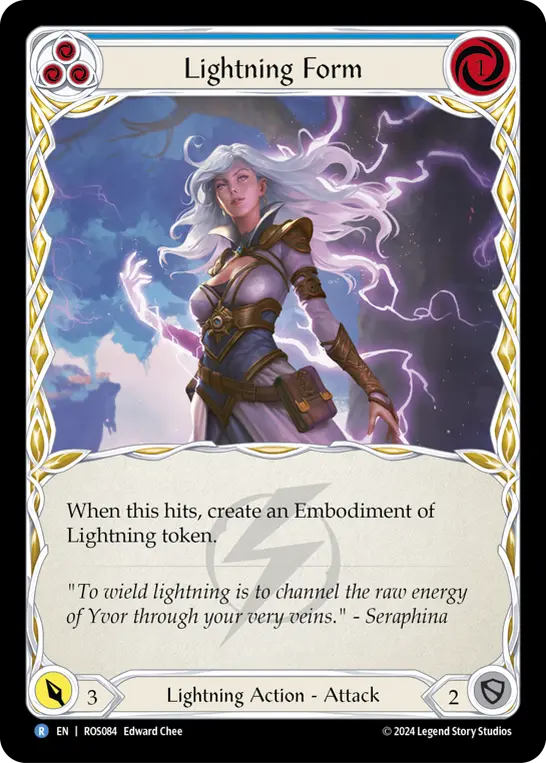 Lightning Form — Rainbow Foil
