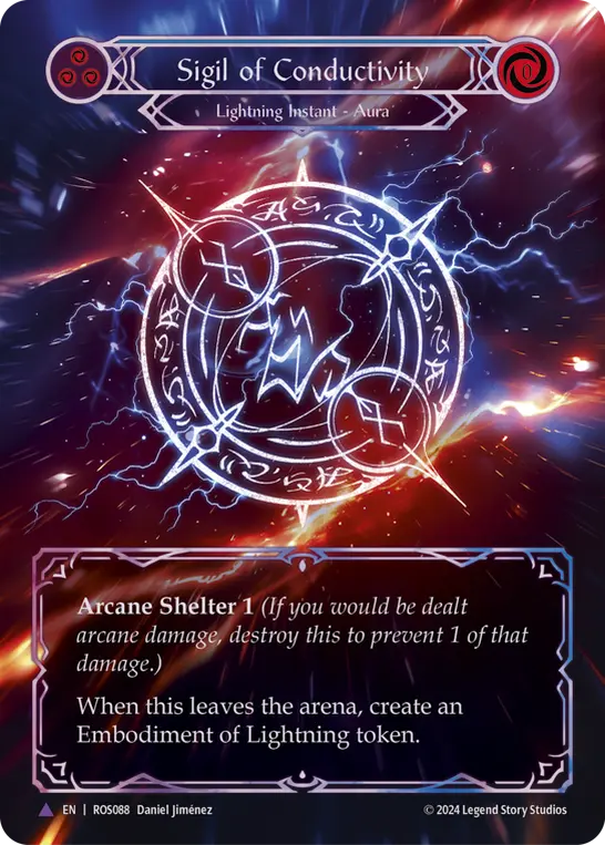 Sigil of Conductivity — Extended Art — Cold Foil