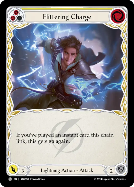 Flittering Charge — Rainbow Foil