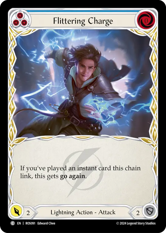 Flittering Charge — Rainbow Foil