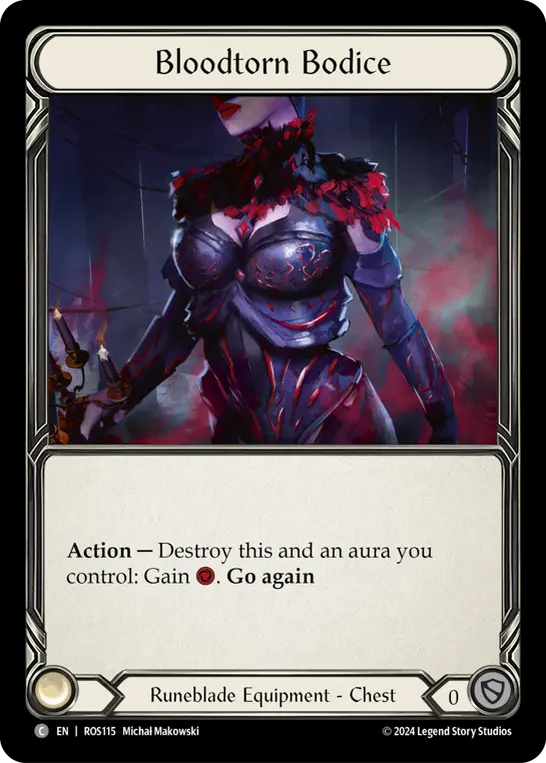 Bloodtorn Bodice — Cold Foil