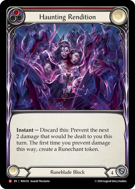 Haunting Rendition — Rainbow Foil