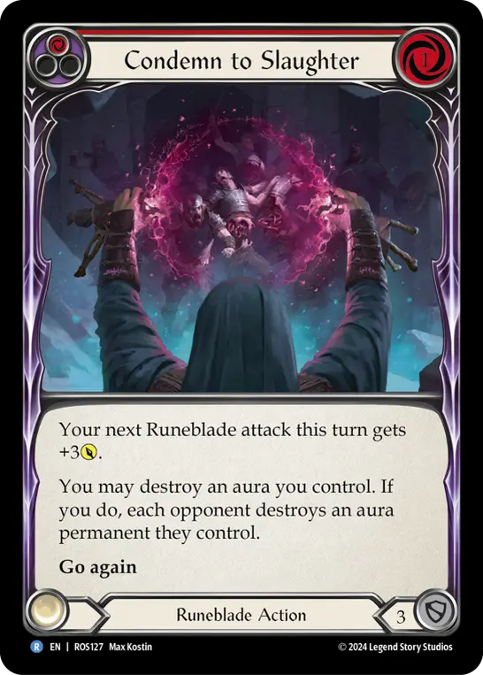 Condemn to Slaughter — Rainbow Foil
