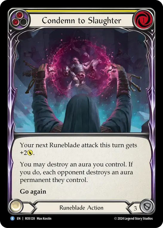 Condemn to Slaughter — Rainbow Foil