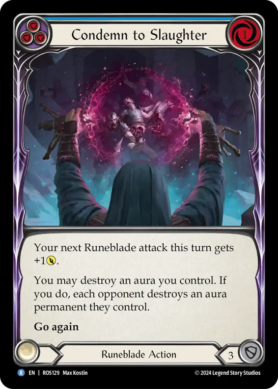 Condemn to Slaughter — Rainbow Foil