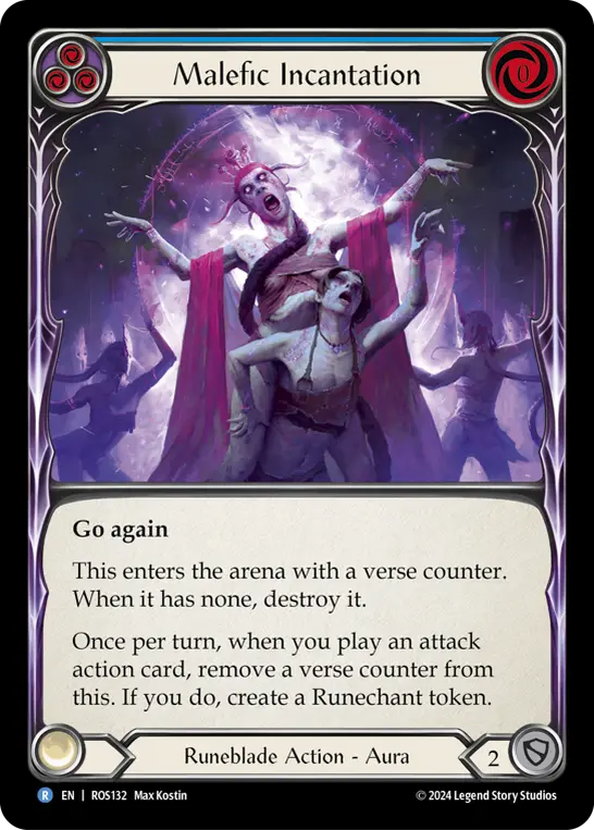 Malefic Incantation — Rainbow Foil