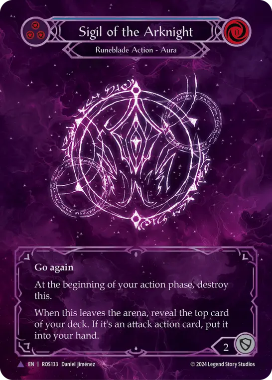Sigil of the Arknight — Extended Art — Cold Foil