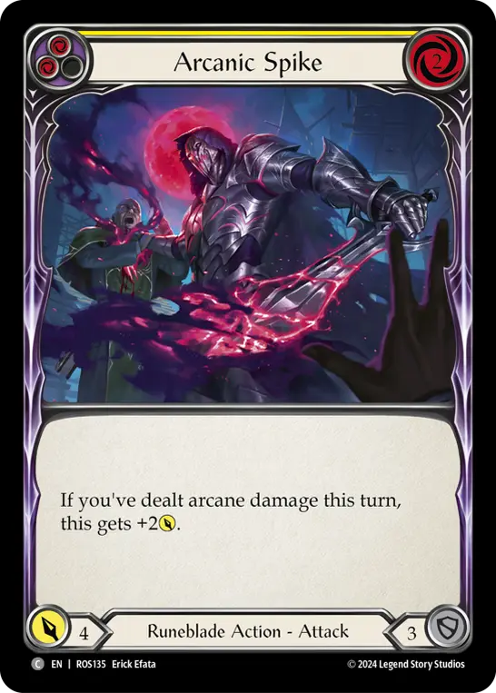 Arcanic Spike — Rainbow Foil